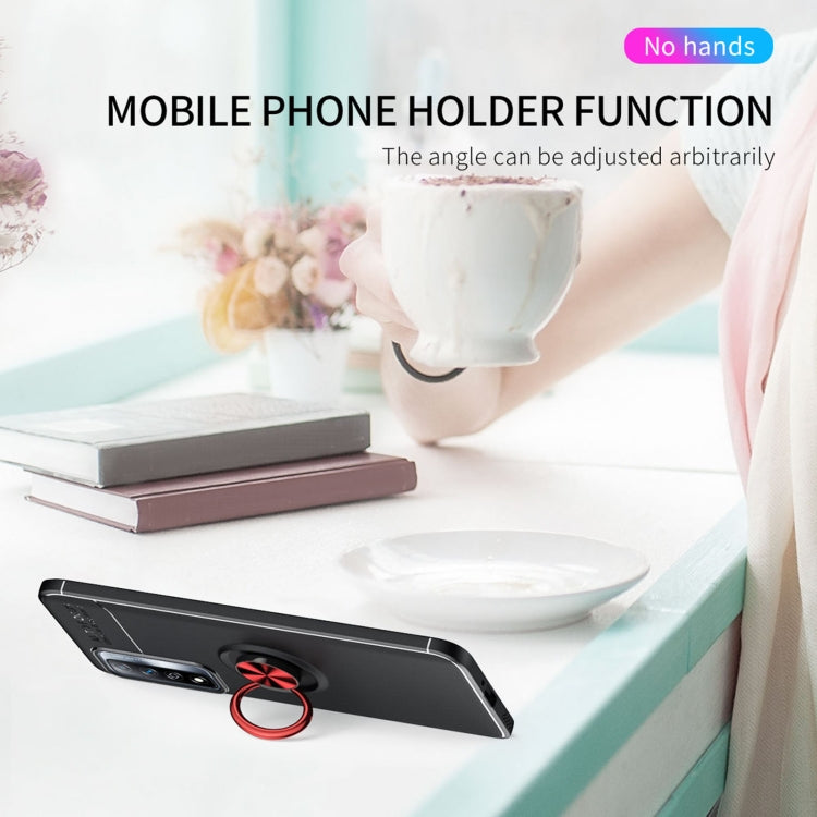 For Honor Play 5T Pro Metal Ring Holder 360 Degree Rotating TPU Case