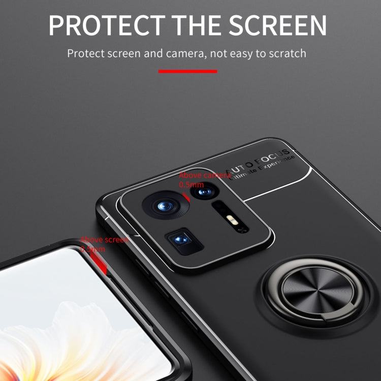 For Xiaomi Mix 4 Metal Ring Holder 360 Degree Rotating TPU Case