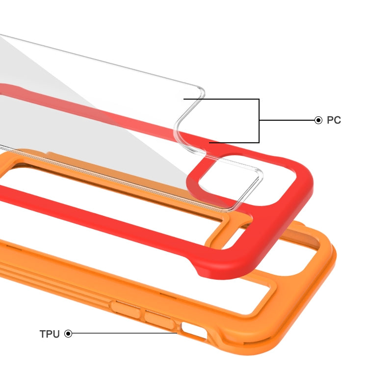 For iPhone 12 mini Crystal PC + TPU Shockproof Case