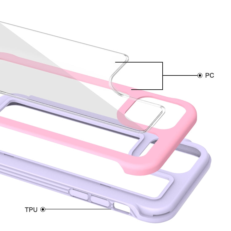 For iPhone 12 mini Crystal PC + TPU Shockproof Case