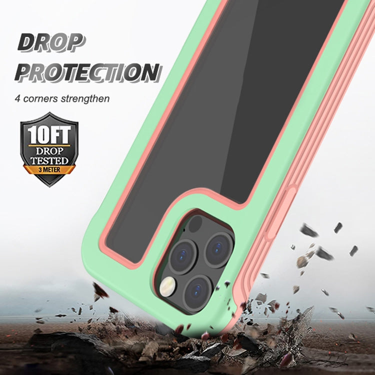 For iPhone 12 / 12 Pro Crystal PC + TPU Shockproof Case