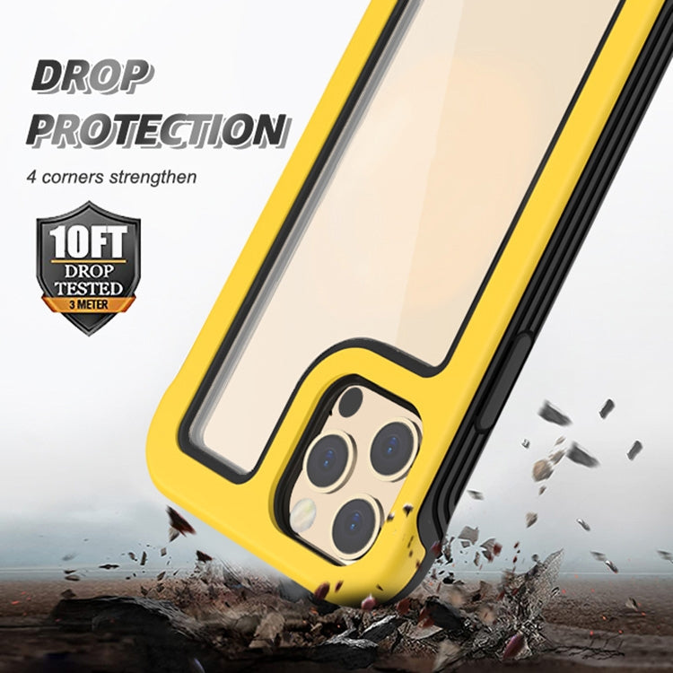 For iPhone 12 / 12 Pro Crystal PC + TPU Shockproof Case