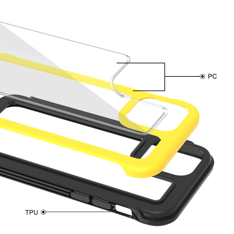 For iPhone 12 / 12 Pro Crystal PC + TPU Shockproof Case