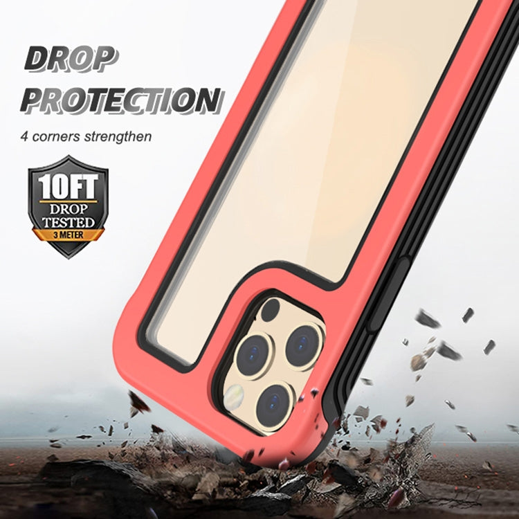 For iPhone 12 / 12 Pro Crystal PC + TPU Shockproof Case