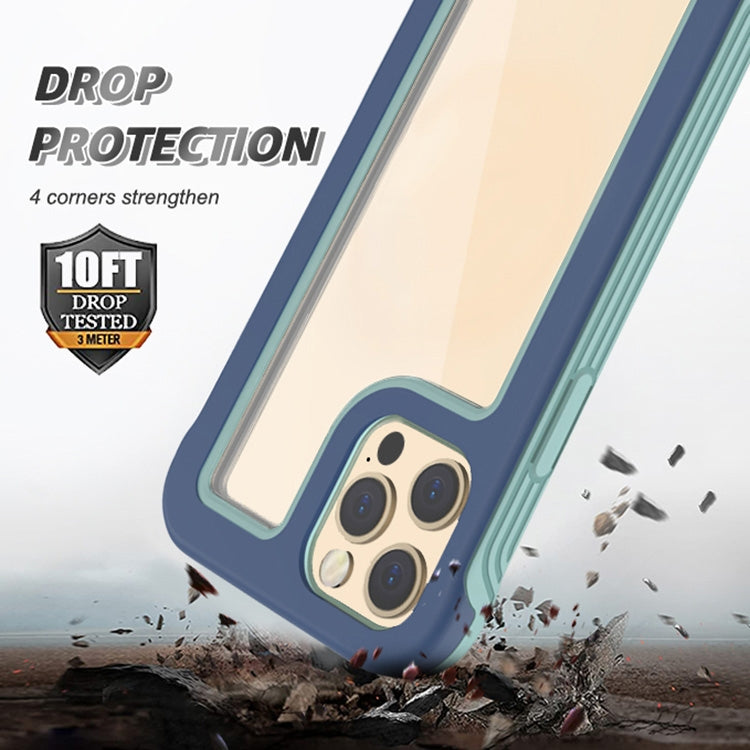 For iPhone 12 / 12 Pro Crystal PC + TPU Shockproof Case