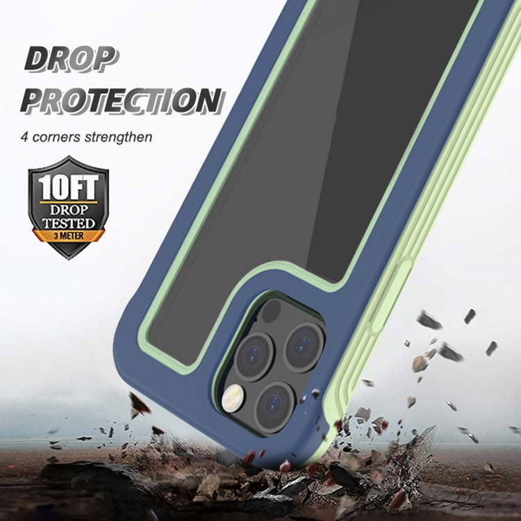 For iPhone 12 Pro Max Crystal PC + TPU Shockproof Case