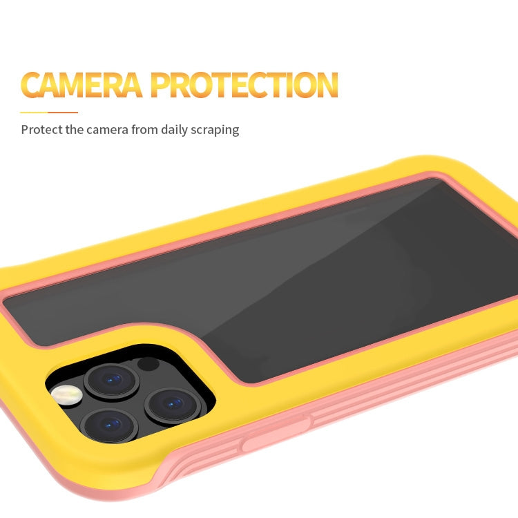 For iPhone 12 Pro Max Crystal PC + TPU Shockproof Case