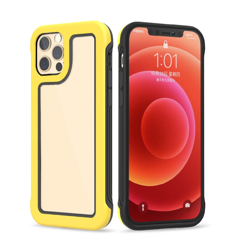 For iPhone 12 Pro Max Crystal PC + TPU Shockproof Case