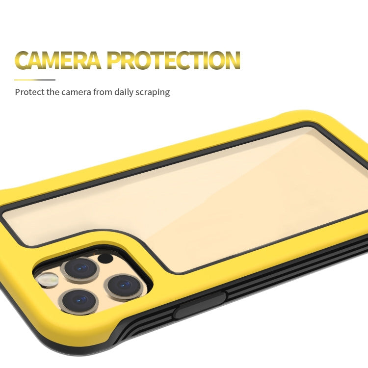 For iPhone 12 Pro Max Crystal PC + TPU Shockproof Case
