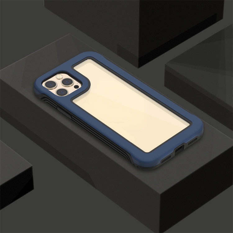 For iPhone 12 Pro Max Crystal PC + TPU Shockproof Case