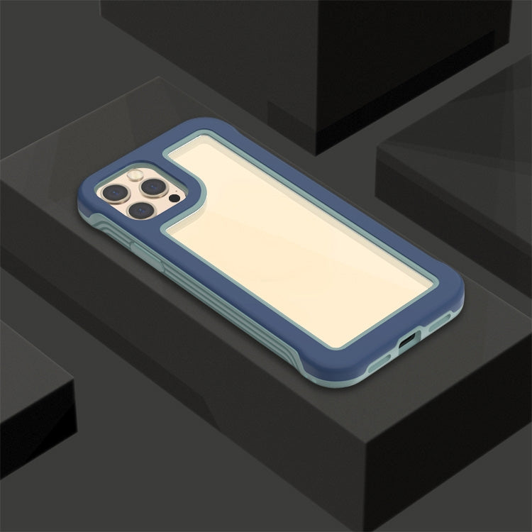 For iPhone 12 Pro Max Crystal PC + TPU Shockproof Case