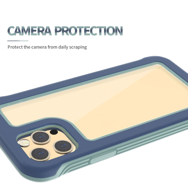 For iPhone 12 Pro Max Crystal PC + TPU Shockproof Case
