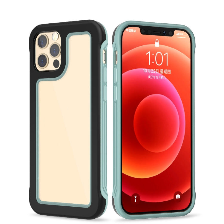 For iPhone 12 Pro Max Crystal PC + TPU Shockproof Case