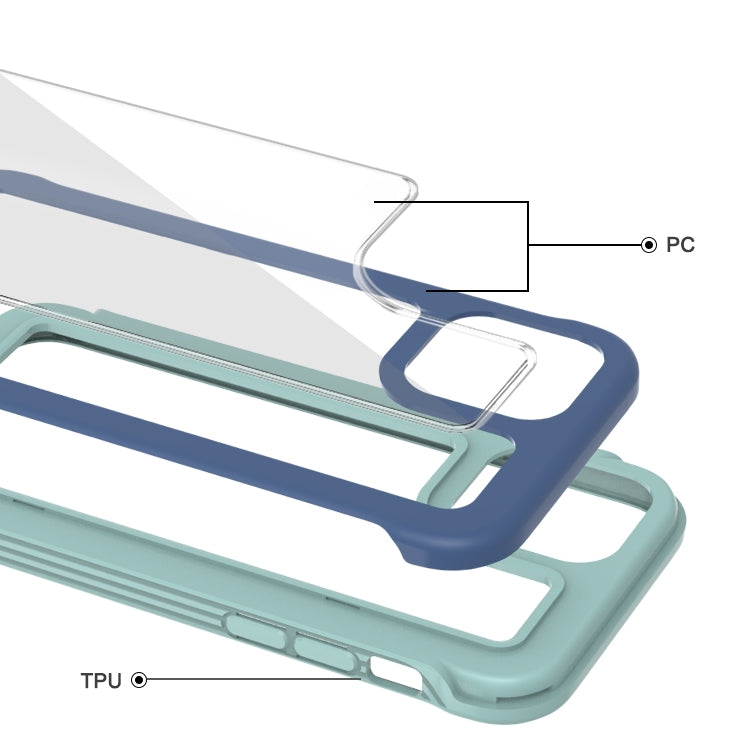 For iPhone 11 Crystal PC + TPU Shockproof Case
