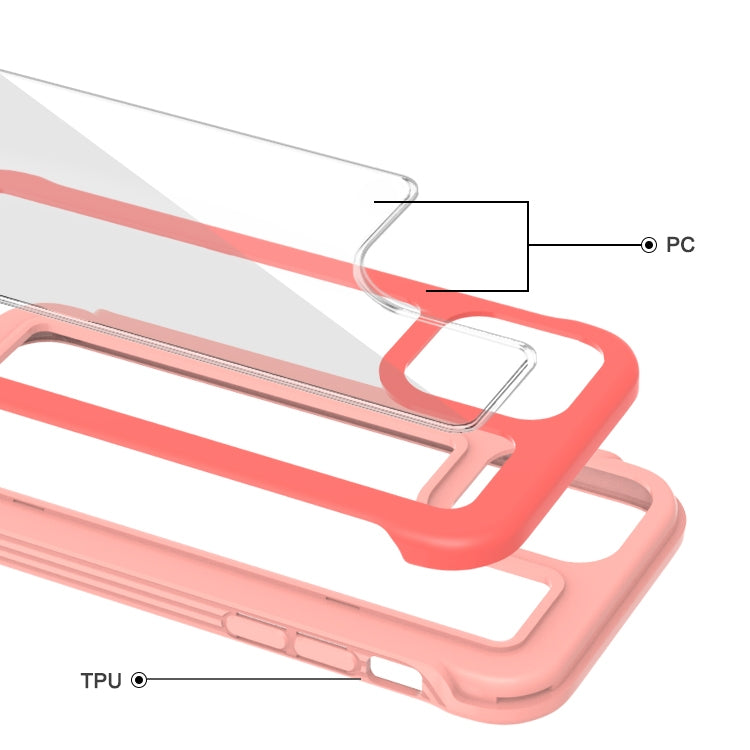 For iPhone 11 Crystal PC + TPU Shockproof Case