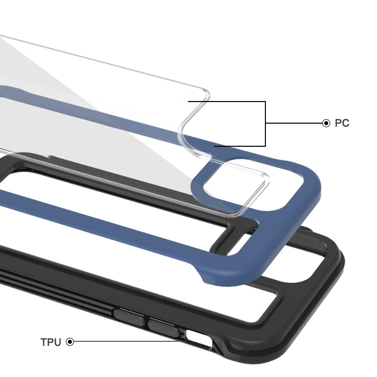 For iPhone 11 Crystal PC + TPU Shockproof Case