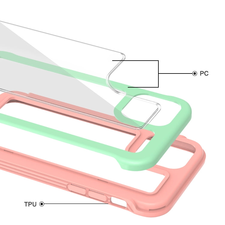 For iPhone 11 Pro Crystal PC + TPU Shockproof Case