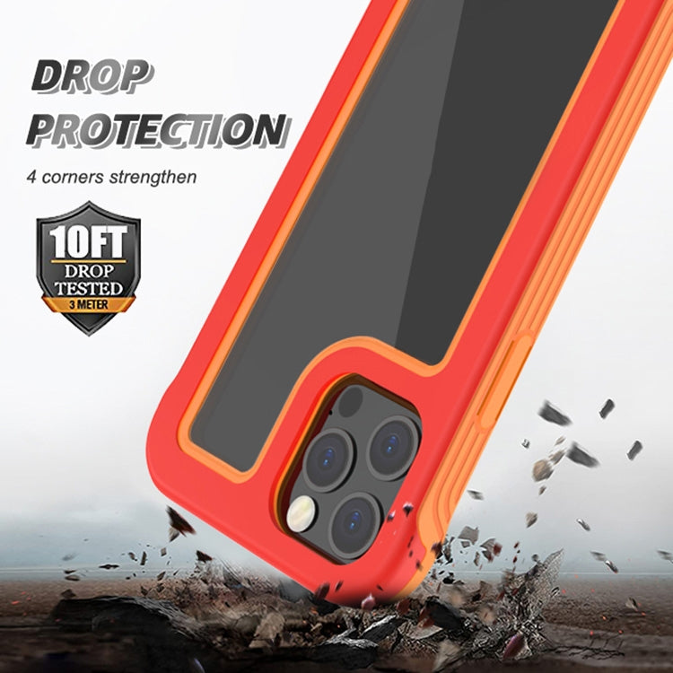For iPhone 11 Pro Max Crystal PC + TPU Shockproof Case