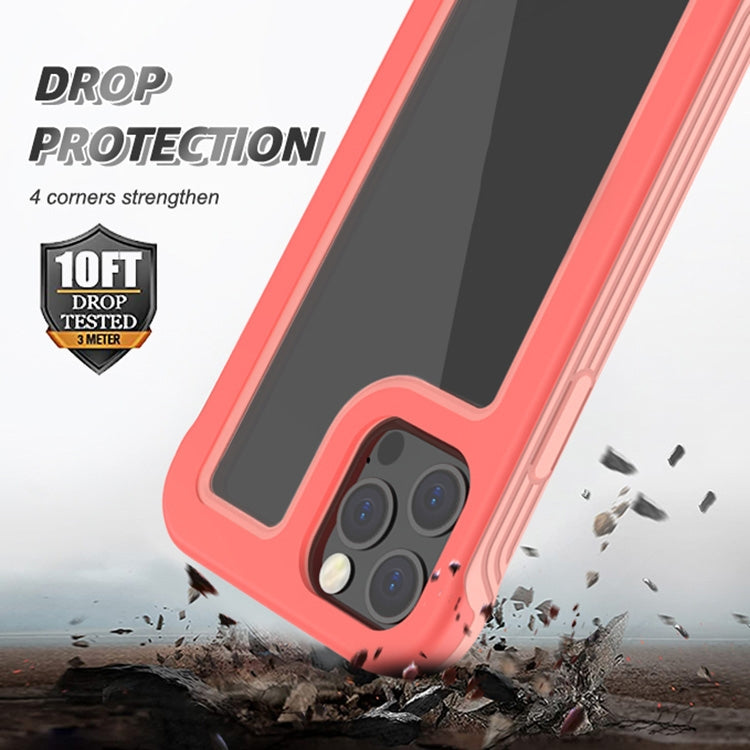 For iPhone 11 Pro Max Crystal PC + TPU Shockproof Case