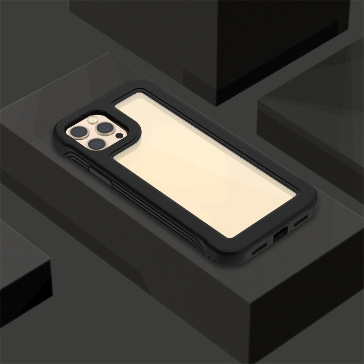 For iPhone 11 Pro Max Crystal PC + TPU Shockproof Case