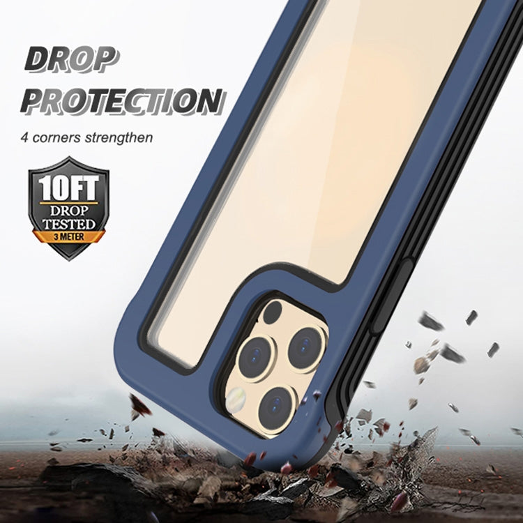 For iPhone 11 Pro Max Crystal PC + TPU Shockproof Case