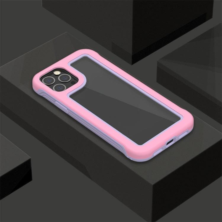 For iPhone 11 Pro Max Crystal PC + TPU Shockproof Case