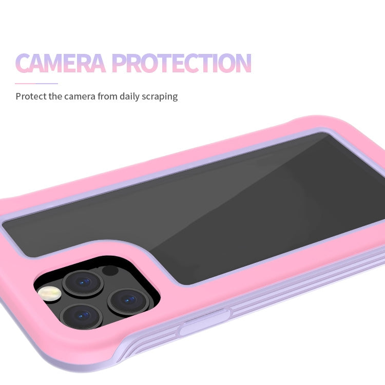 For iPhone 11 Pro Max Crystal PC + TPU Shockproof Case