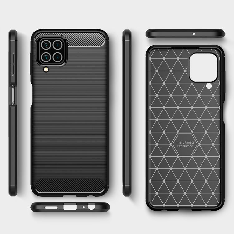 Brushed Texture Carbon Fiber TPU Case For Samsung Galaxy M32 International Version