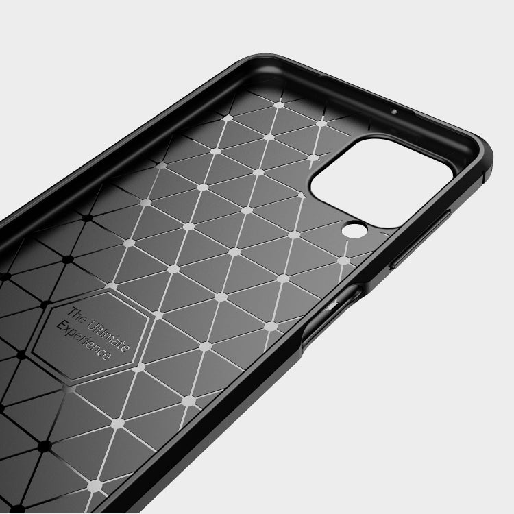 Brushed Texture Carbon Fiber TPU Case For Samsung Galaxy M32 International Version
