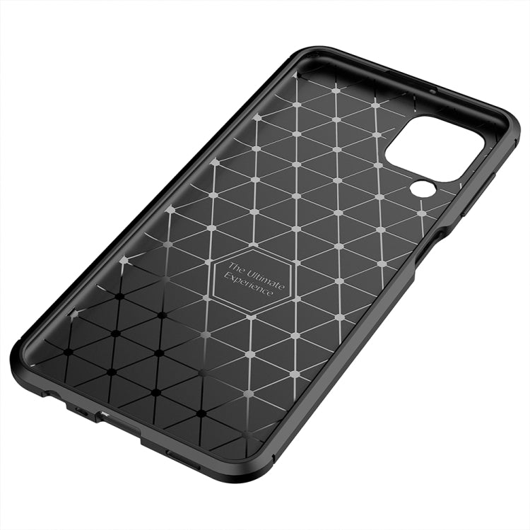 Carbon Fiber Texture Shockproof TPU Case For Samsung Galaxy M32 International Version