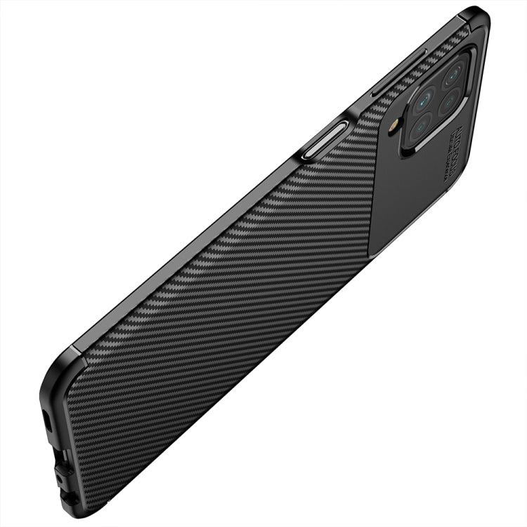 Carbon Fiber Texture Shockproof TPU Case For Samsung Galaxy M32 International Version