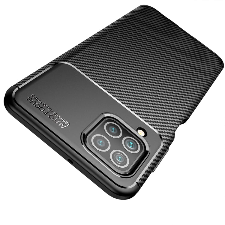 Carbon Fiber Texture Shockproof TPU Case For Samsung Galaxy M32 International Version