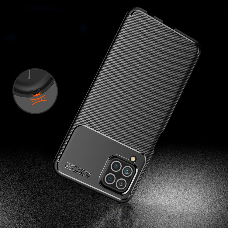 Carbon Fiber Texture Shockproof TPU Case For Samsung Galaxy M32 International Version
