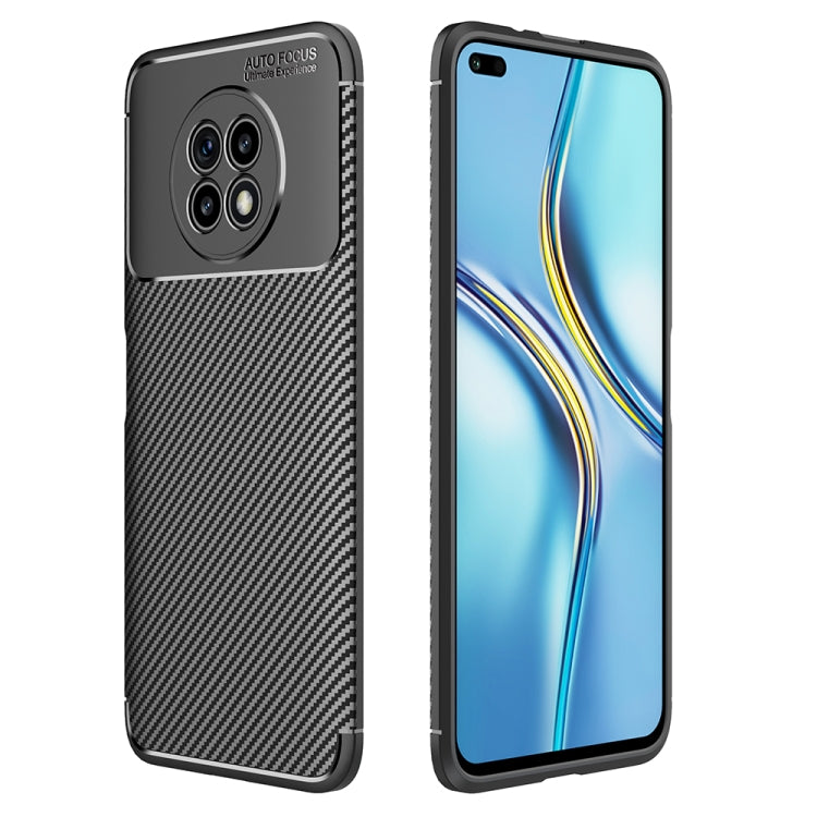 Carbon Fiber Texture Shockproof TPU Case For Honor X20