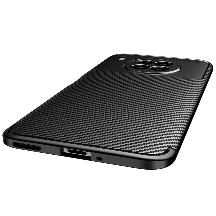 Carbon Fiber Texture Shockproof TPU Case For Huawei nova 8i