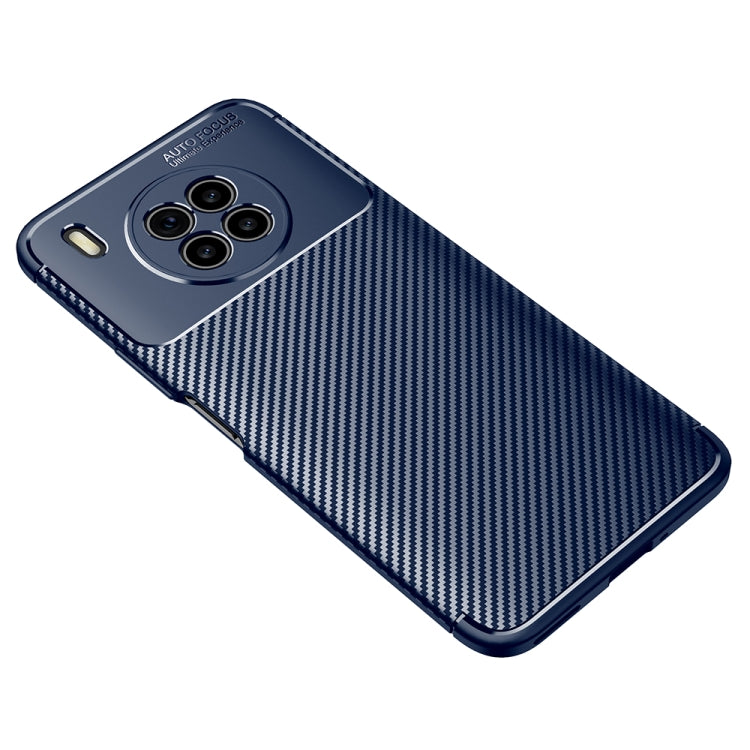 Carbon Fiber Texture Shockproof TPU Case For Huawei nova 8i
