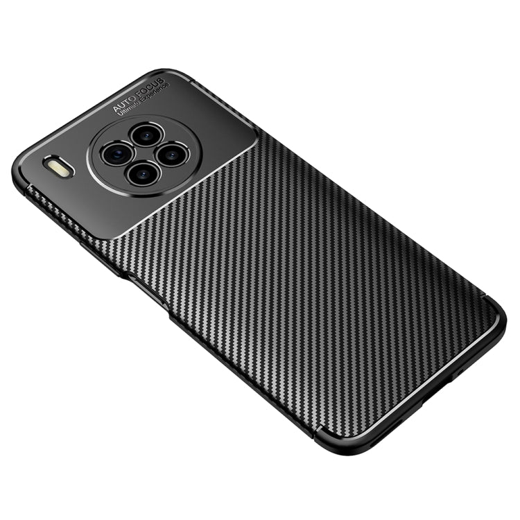 Carbon Fiber Texture Shockproof TPU Case For Huawei nova 8i