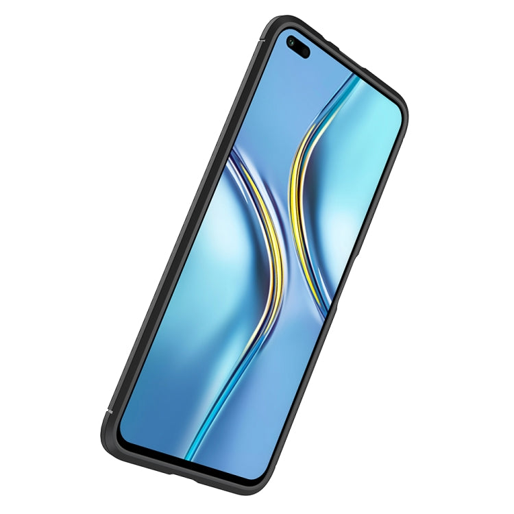 Carbon Fiber Texture Shockproof TPU Case For Huawei nova 8i