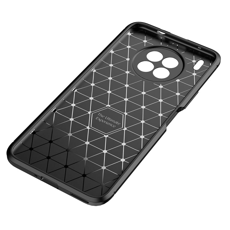 Carbon Fiber Texture Shockproof TPU Case For Huawei nova 8i