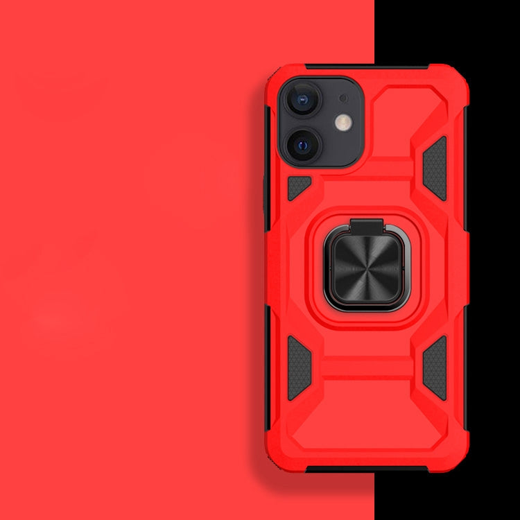 For iPhone 11 Knight Cool Series PC + TPU Shockproof Case with Magnetic Ring Holder