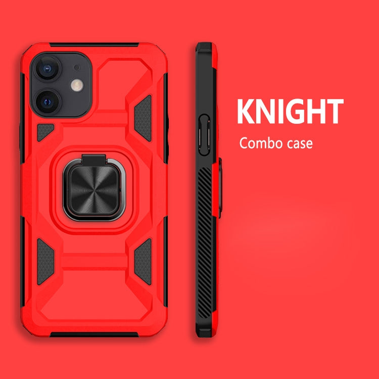 For iPhone 11 Knight Cool Series PC + TPU Shockproof Case with Magnetic Ring Holder