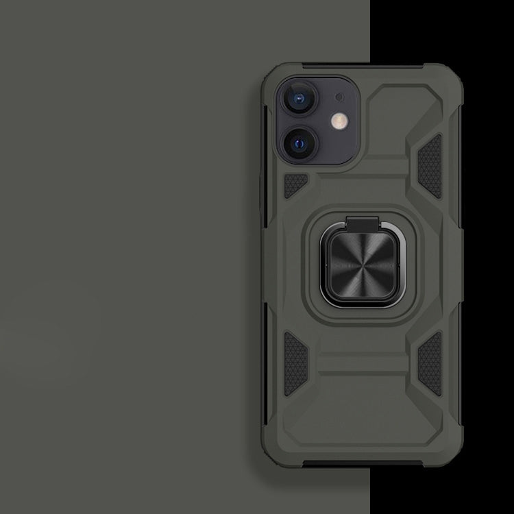 For iPhone 11 Knight Cool Series PC + TPU Shockproof Case with Magnetic Ring Holder