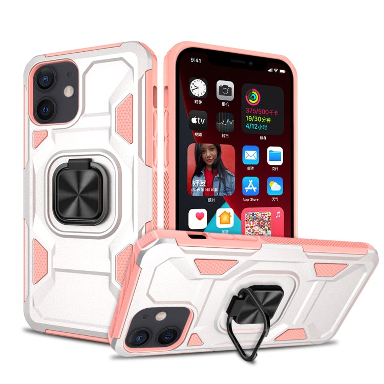For iPhone 11 Knight Cool Series PC + TPU Shockproof Case with Magnetic Ring Holder