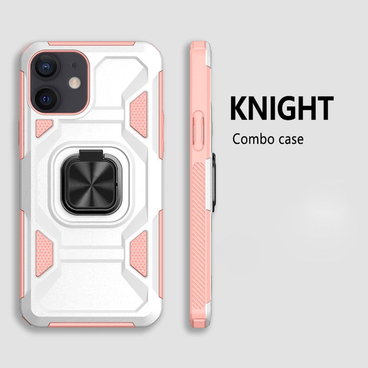 For iPhone 11 Knight Cool Series PC + TPU Shockproof Case with Magnetic Ring Holder