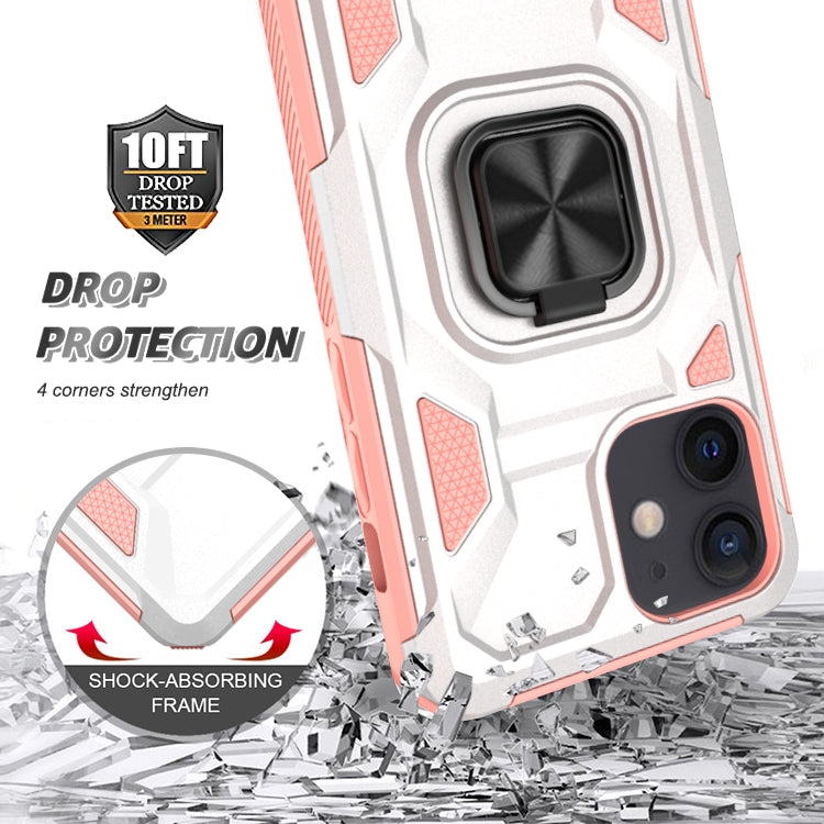For iPhone 11 Knight Cool Series PC + TPU Shockproof Case with Magnetic Ring Holder