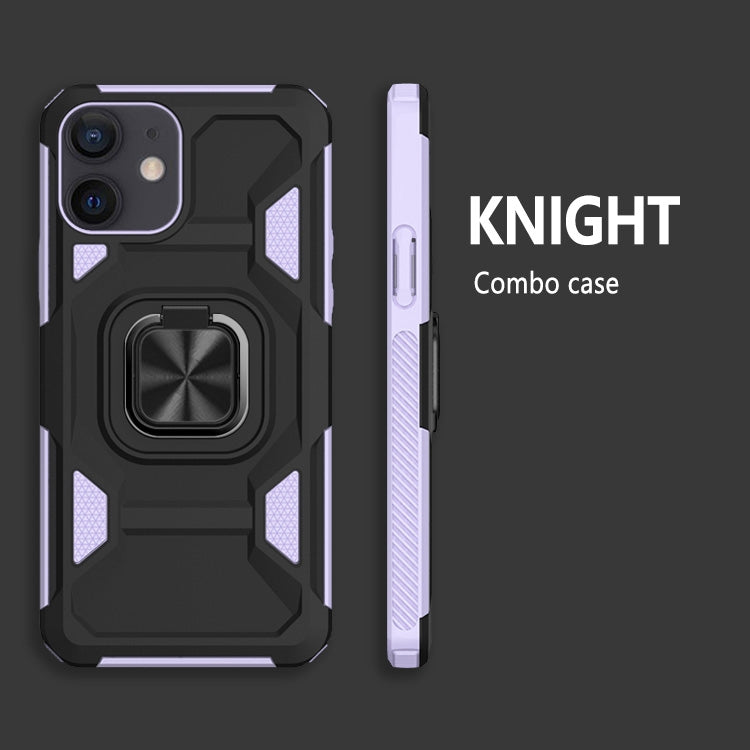 For iPhone 11 Knight Cool Series PC + TPU Shockproof Case with Magnetic Ring Holder