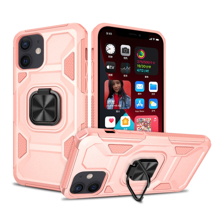 For iPhone 11 Knight Cool Series PC + TPU Shockproof Case with Magnetic Ring Holder
