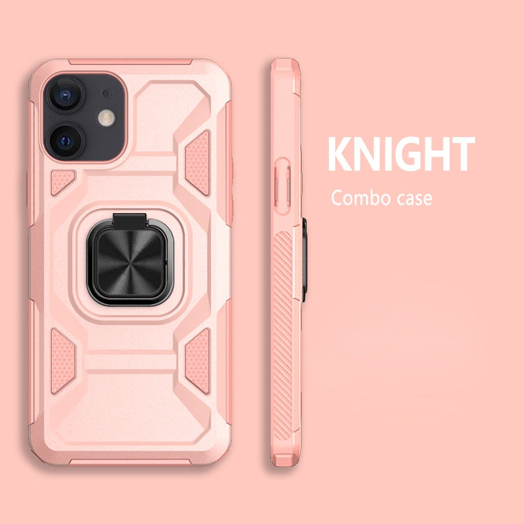 For iPhone 11 Knight Cool Series PC + TPU Shockproof Case with Magnetic Ring Holder