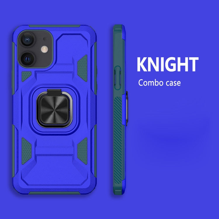 For iPhone 11 Knight Cool Series PC + TPU Shockproof Case with Magnetic Ring Holder
