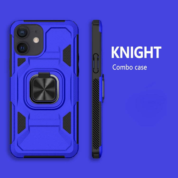 For iPhone 11 Knight Cool Series PC + TPU Shockproof Case with Magnetic Ring Holder